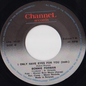 Bonnie Forman – I Only Have Eyes For You (1984) – Hoes