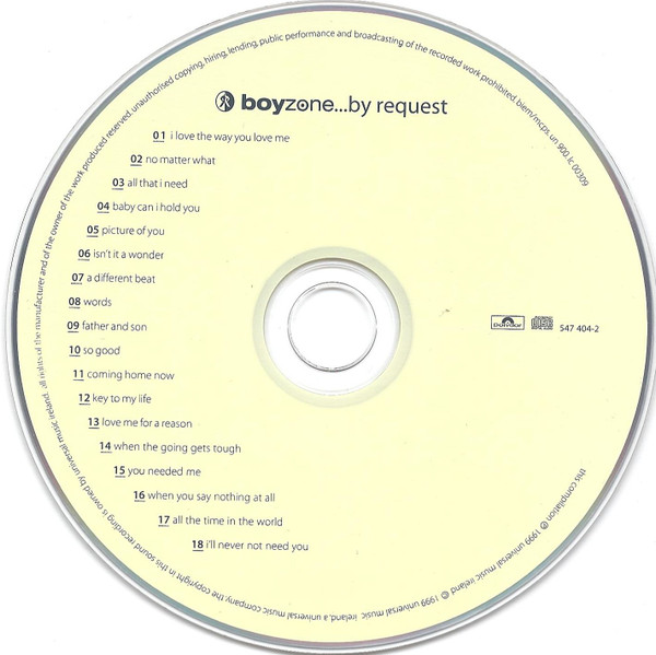 Boyzone – ...By Request (1999) – Foto 2