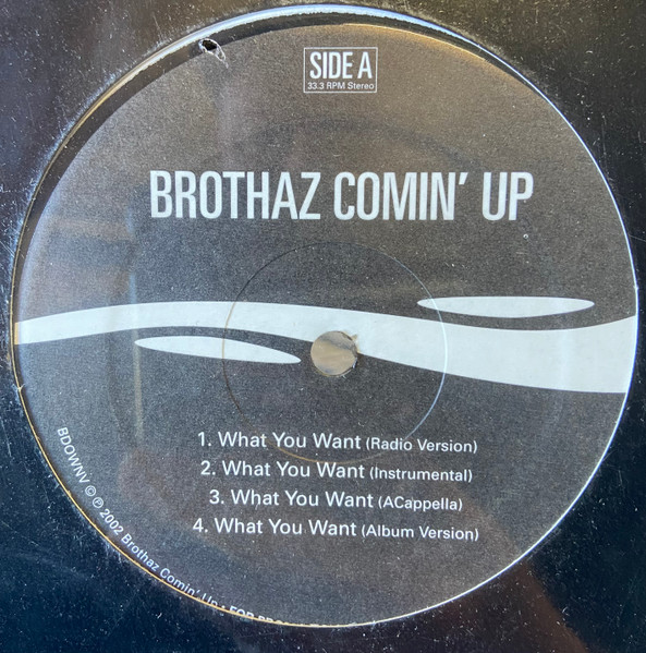 Brothas Comin' Up – What You Want / Party Tonight / Act On It (2002) – Hoes