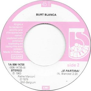 Burt Blanca – Tout En Fumée (1979) – Hoes