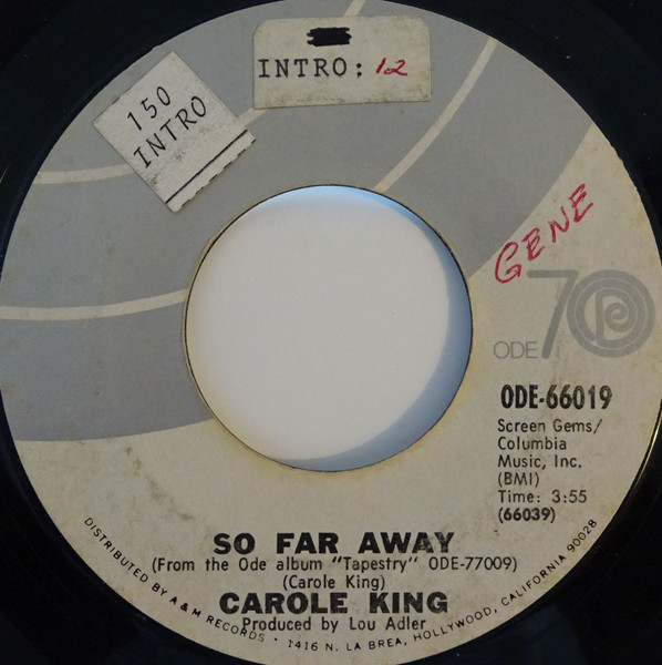 Carole King – So Far Away (1971) – Hoes