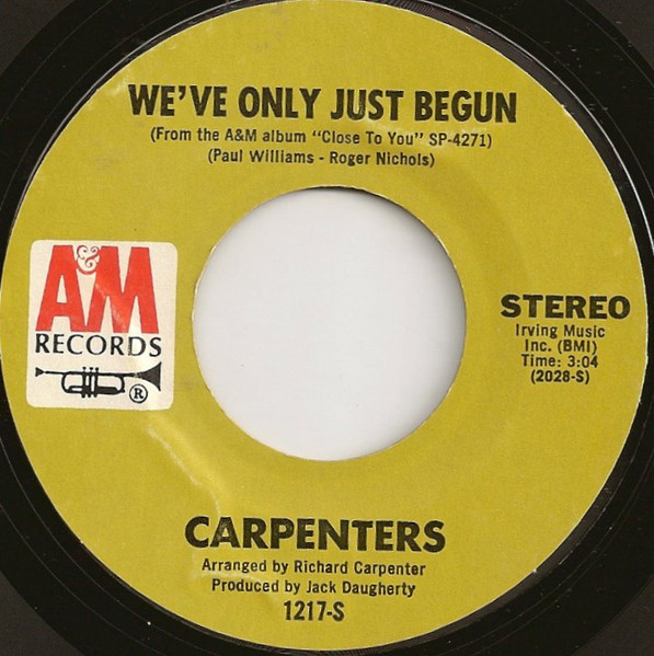 Carpenters – We've Only Just Begun (1970) – Hoes