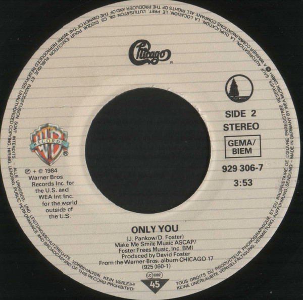 Chicago (2) – Stay The Night (1984) – Hoes