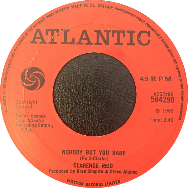 Clarence Reid – Nobody But You Babe (1969) – Hoes