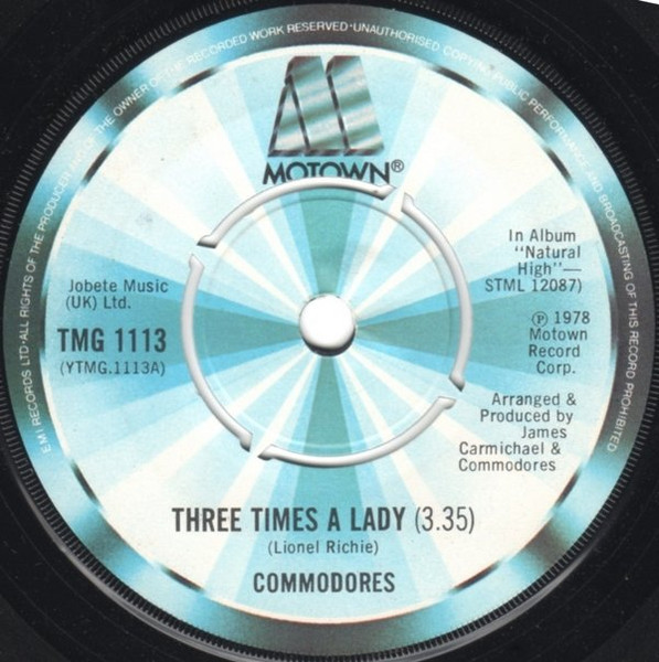 Commodores – Three Times A Lady (1978) – Hoes