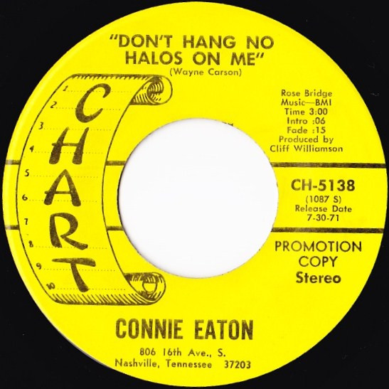 Connie Eaton – Don't Hang No Halos On Me (1971) – Hoes