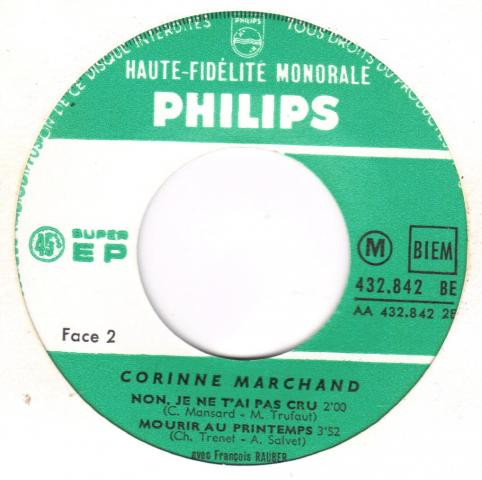 Corinne Marchand – Garce De Vie (1962) – Hoes