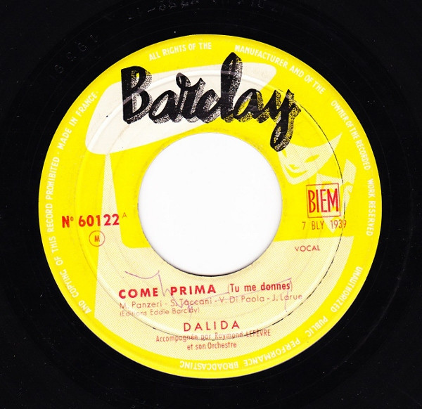 Dalida – Come Prima (Tu Me Donnes) (1958) – Hoes