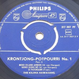 De Kilima Hawaiians – Krontjong Potpourri No. 1 – Hoes