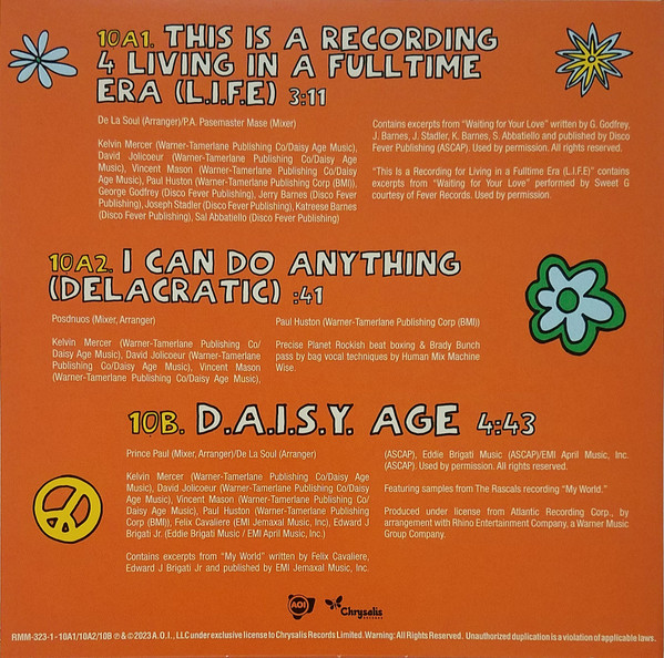 De La Soul – 3 Feet High And Rising (2023) – Foto 1