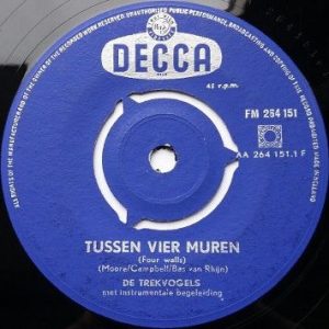 De Trekvogels – Tussen Vier Muren / Op De Steiger (1957) – Hoes