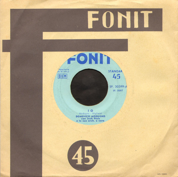 Domenico Modugno – Io  (1958) – Hoes