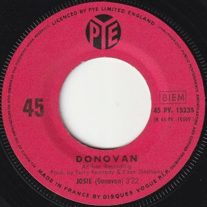 Donovan – Josie (1966) – Hoes