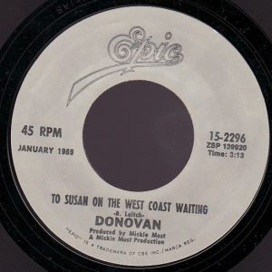 Donovan – To Susan On The West Coast Waiting / Atlantis – Hoes