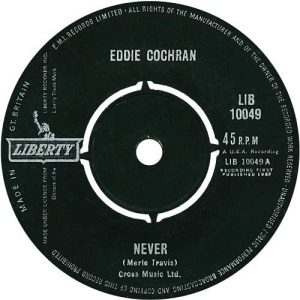 Eddie Cochran – Never / Think Of Me (1962) – Hoes