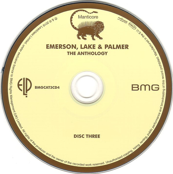 Emerson, Lake & Palmer – The Anthology (2016) – Hoes