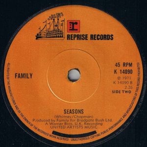 Family (6) – In My Own Time (1971) – Hoes