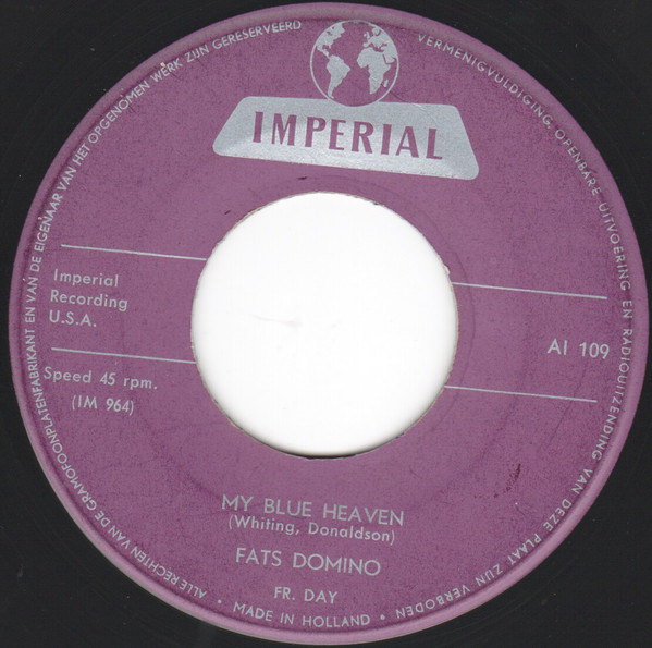 Fats Domino – My Blue Heaven / Little Mary – Hoes
