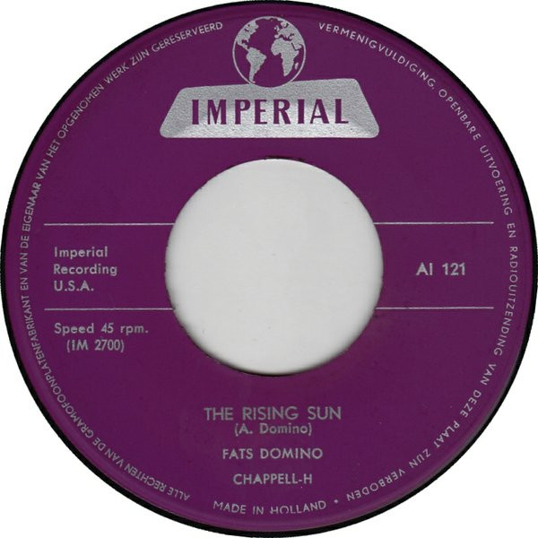 Fats Domino – Shu Rah / The Rising Sun (1960) – Hoes