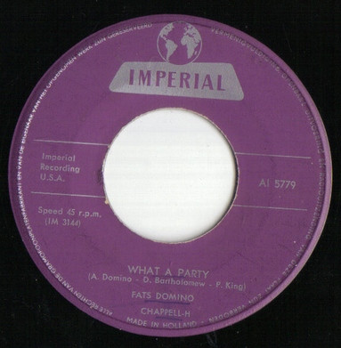 Fats Domino – What A Party / Rockin' Bicycle (1961) – Hoes