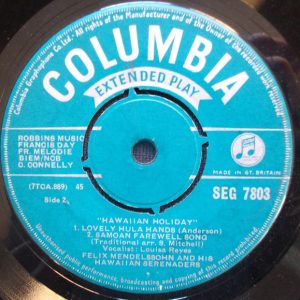 Felix Mendelssohn & His Hawaiian Serenaders – Hawaiian Holiday (1958) – Hoes