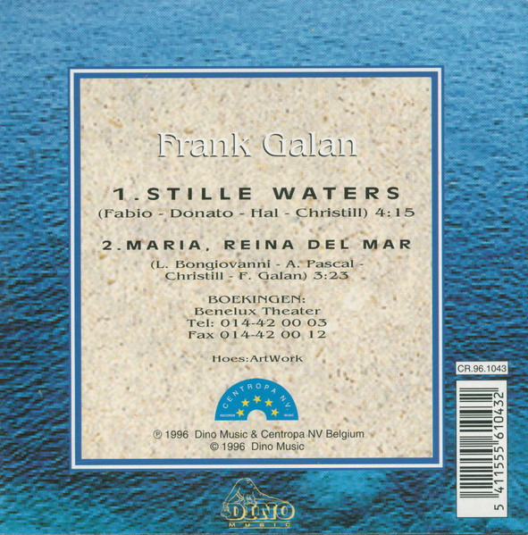 Frank Galan – Stille Waters (1996) – Hoes