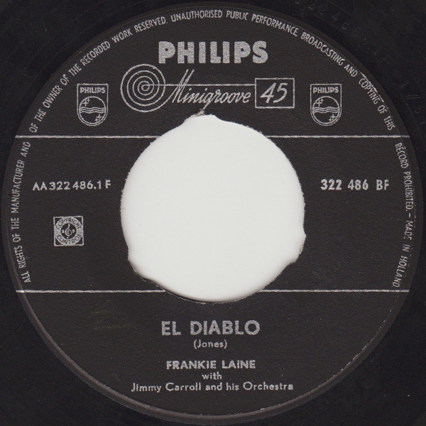 Frankie Laine – El Diablo – Hoes