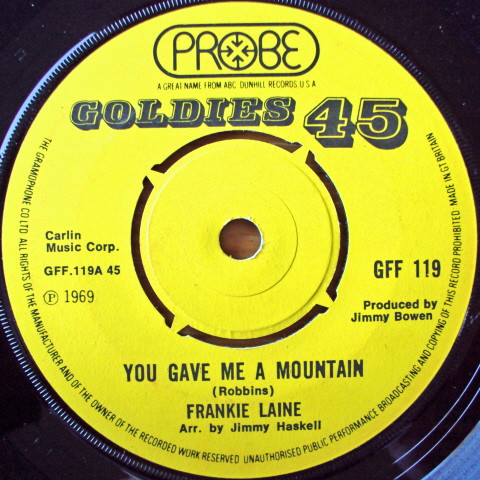 Frankie Laine – You Gave Me A Mountain / To Each His Own – Hoes