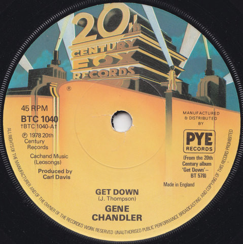 Gene Chandler – Get Down (1979) – Hoes