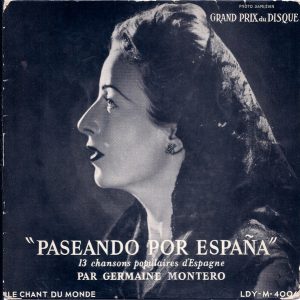 Germaine Montero – Paseando Por España (13 Chansons Populaires D'Espagne) – Hoes