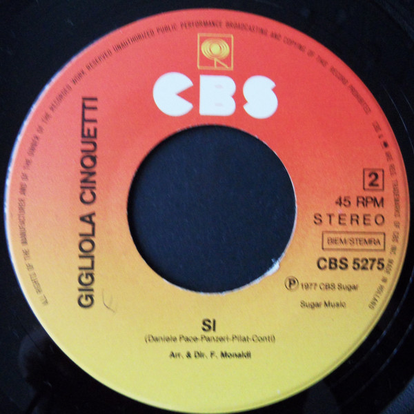 Gigliola Cinquetti – Non Ho L'eta (1977) – Hoes