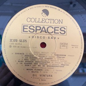 Gil Ventura – Disco Sax (1979) – Hoes