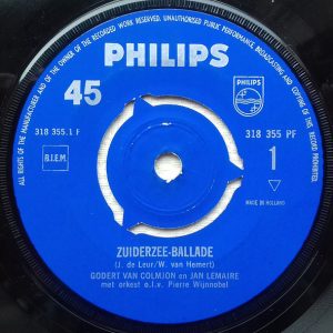 Godert Van Colmjon – Zuiderzee-Ballade (1960) – Hoes