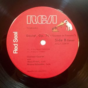 Guarneri Quartet – Sextet In D Minor, Op. 70 ("Souvenir De Florence") (1977) – Hoes