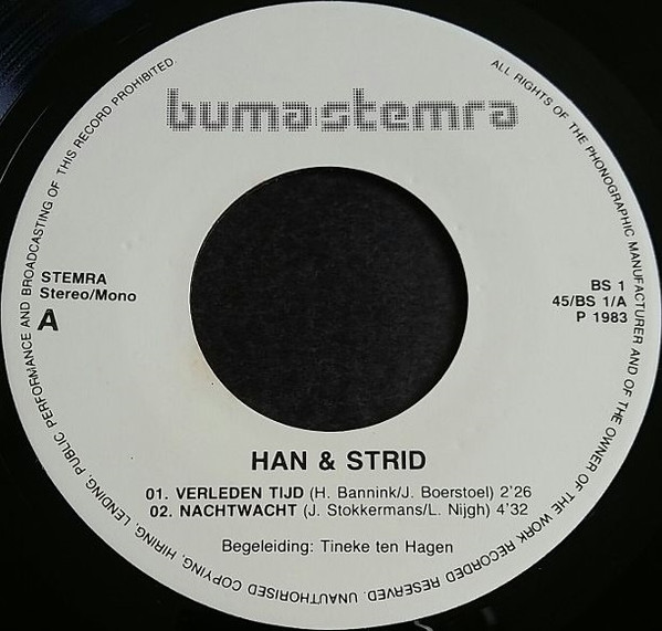 Han En Strid – Zien Het Zwart Wit (1983) – Hoes