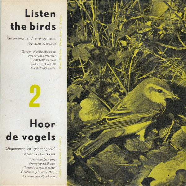Hans A. Traber – Listen The Birds 2 = Hoor De Vogels 2 – Hoes