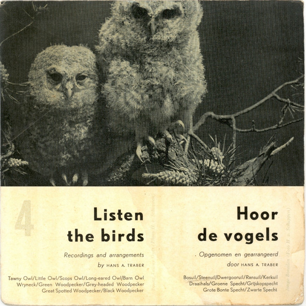 Hans A. Traber – Listen The Birds 4 = Hoor De Vogels 4 – Hoes