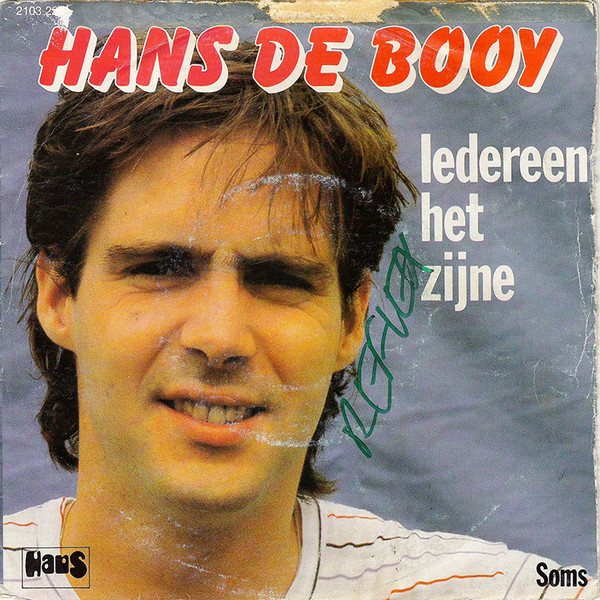 Hans De Booy – Iedereen Het Zijne (1982) – Hoes