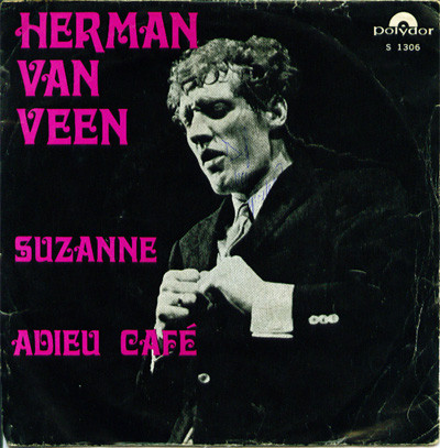Herman van Veen – Suzanne / Adieu Café (1969) – Hoes