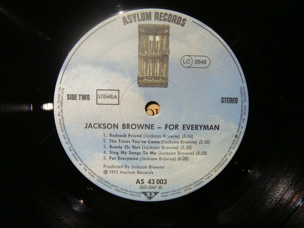 Jackson Browne – For Everyman – Hoes