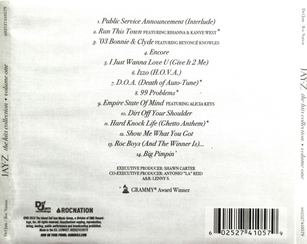 Jay-Z – The Hits Collection ◆ Volume One (2010) – Foto 2