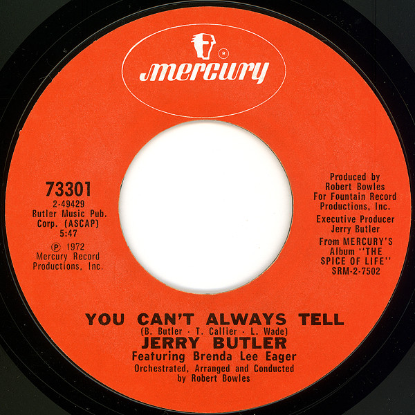 Jerry Butler – You Can't Always Tell (1972) – Hoes