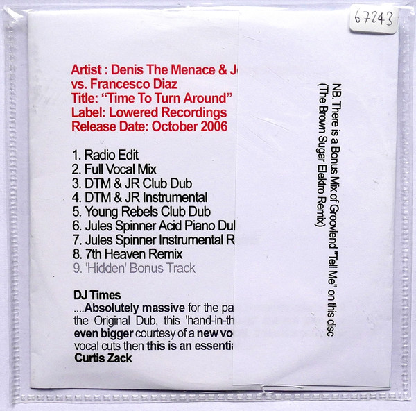 Jerry Ropero & Denis The Menace – Time To Turn Around (2006) – Hoes