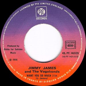 Jimmy James & The Vagabonds – Now Is The Time (1976) – Hoes