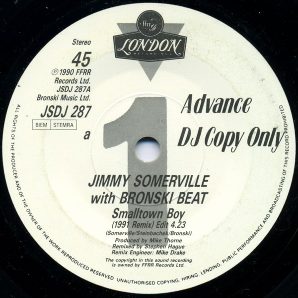 Jimmy Somerville – Smalltown Boy (1991) – Hoes
