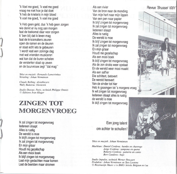 Johan Verminnen – Mooie Dagen - 20 Jaar Liedjes (1989) – Foto 3