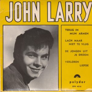 John Larry – Terug In Mijn Armen – Hoes