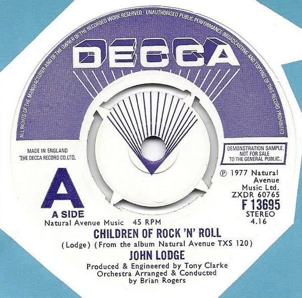 John Lodge – Children Of Rock 'N' Roll (1977) – Hoes