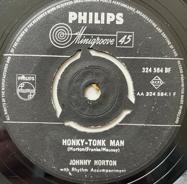 Johnny Horton – Honky-Tonk Man / I'm Ready If You're Willing (1961) – Hoes