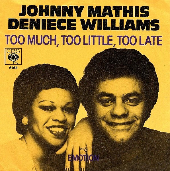 Johnny Mathis – Too Much, Too Little, Too Late (1978) – Hoes